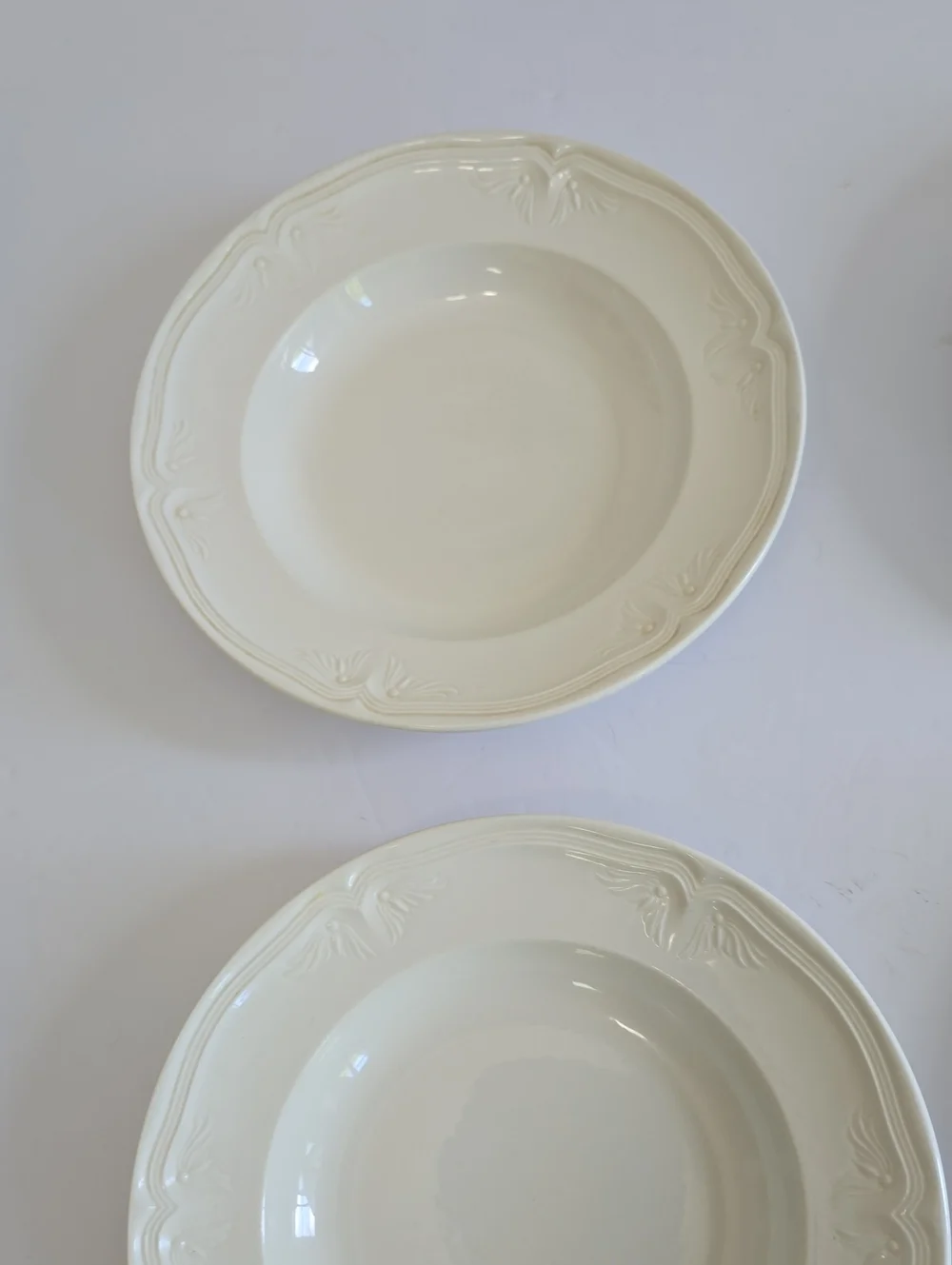 Villeroy & Boch Set Of 6 Cortina 2700 Soup/Pasta Bowls Vitro Porcelain White